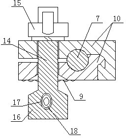 Suspension arm type odontoid guide needle sighting device