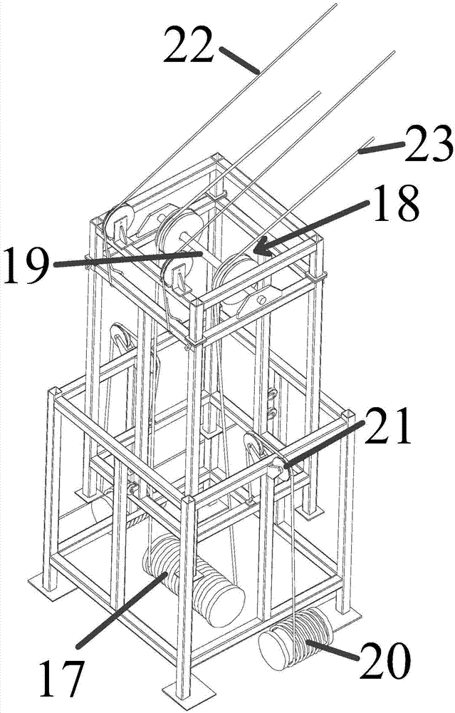 Carriage used for repairing power transmission line