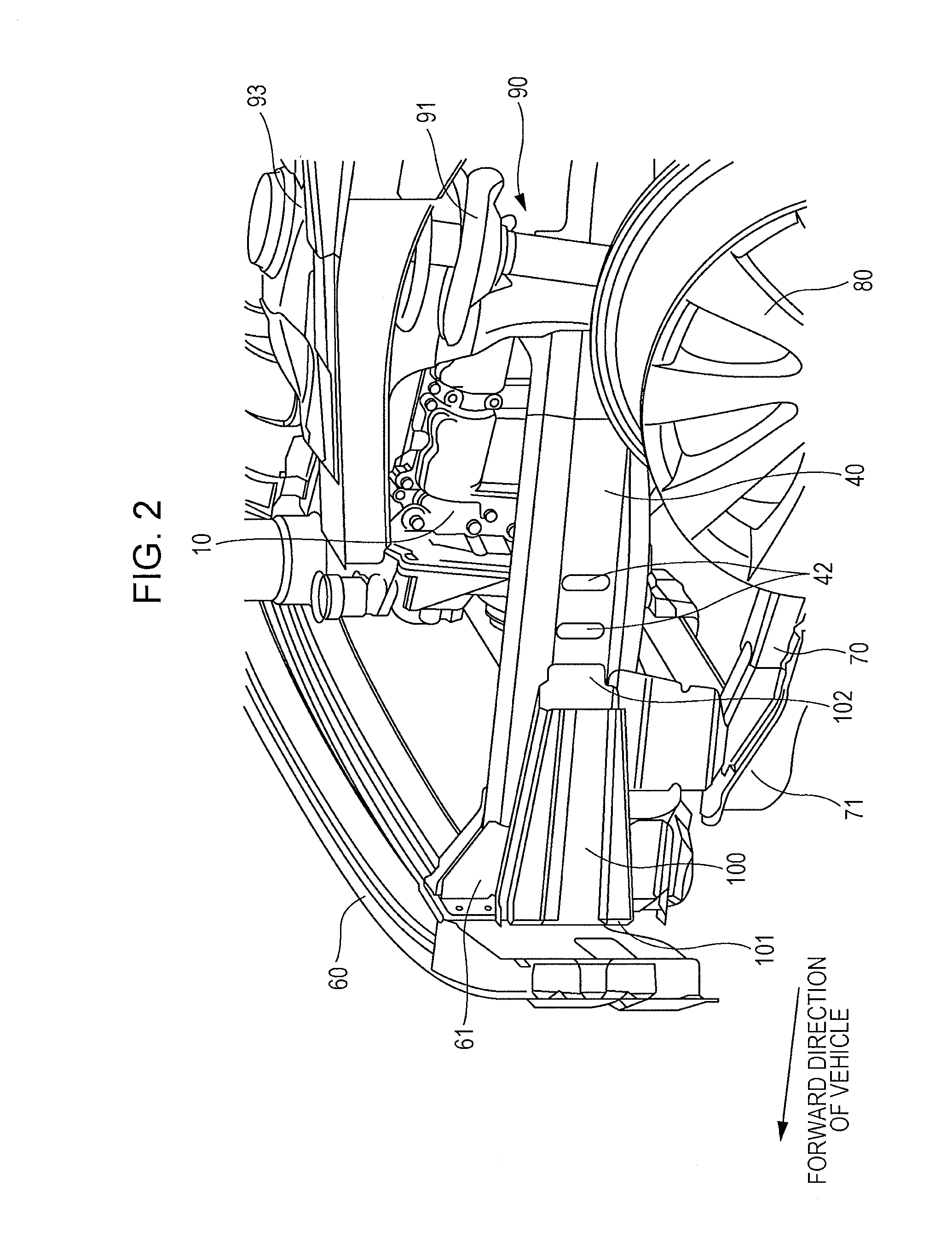 Front vehicle body structure