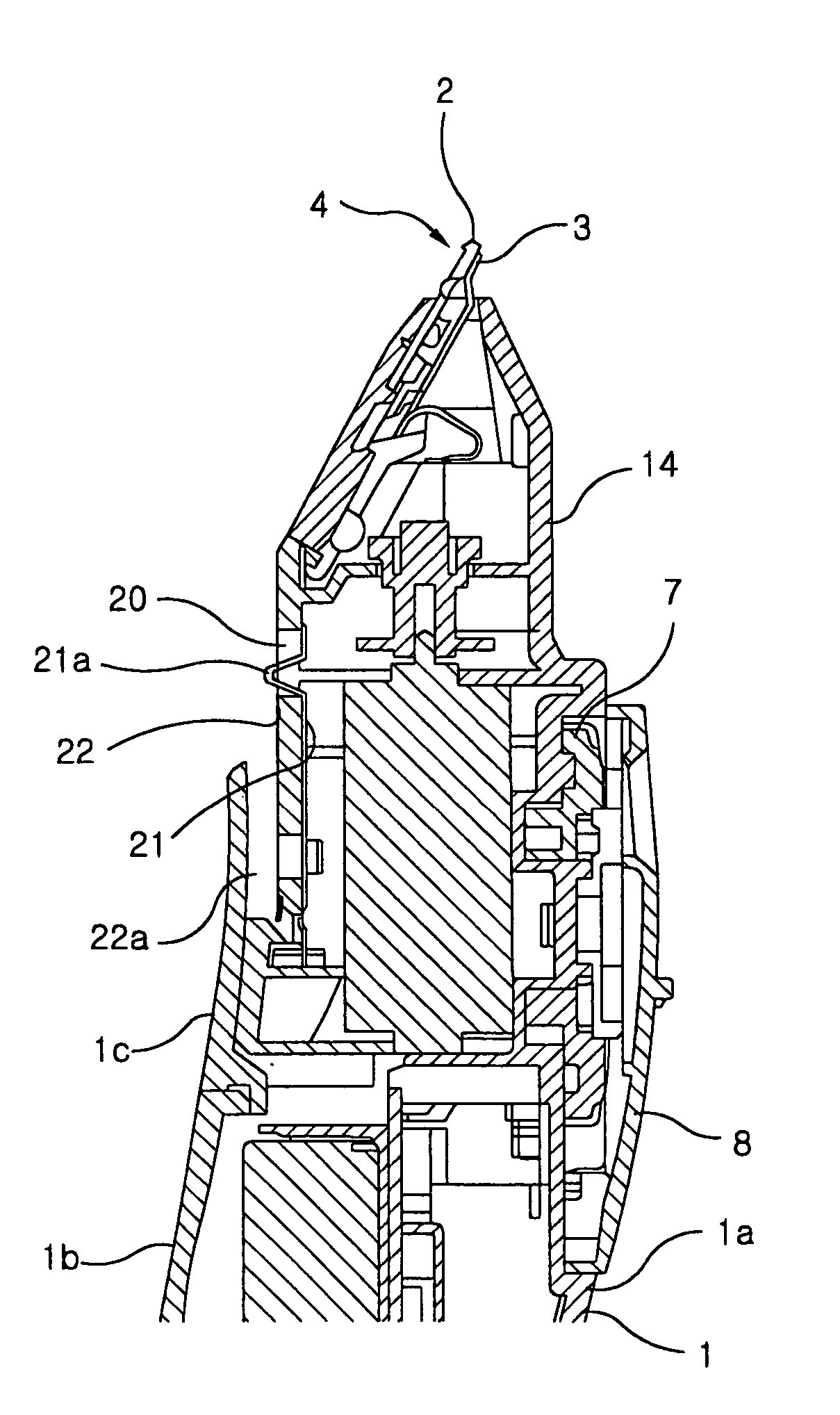 Hair trimmer with rattle dampening structure