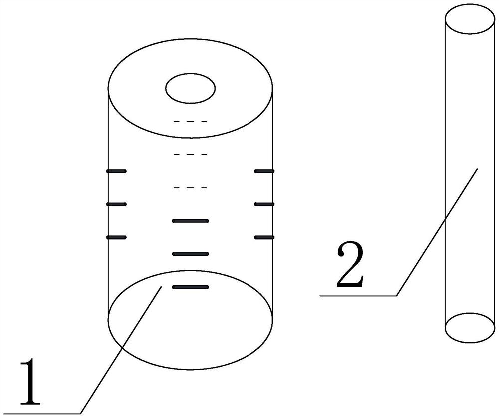 Vertical shaft fracture type grouting curtain excavation unloading analog simulation test system and method