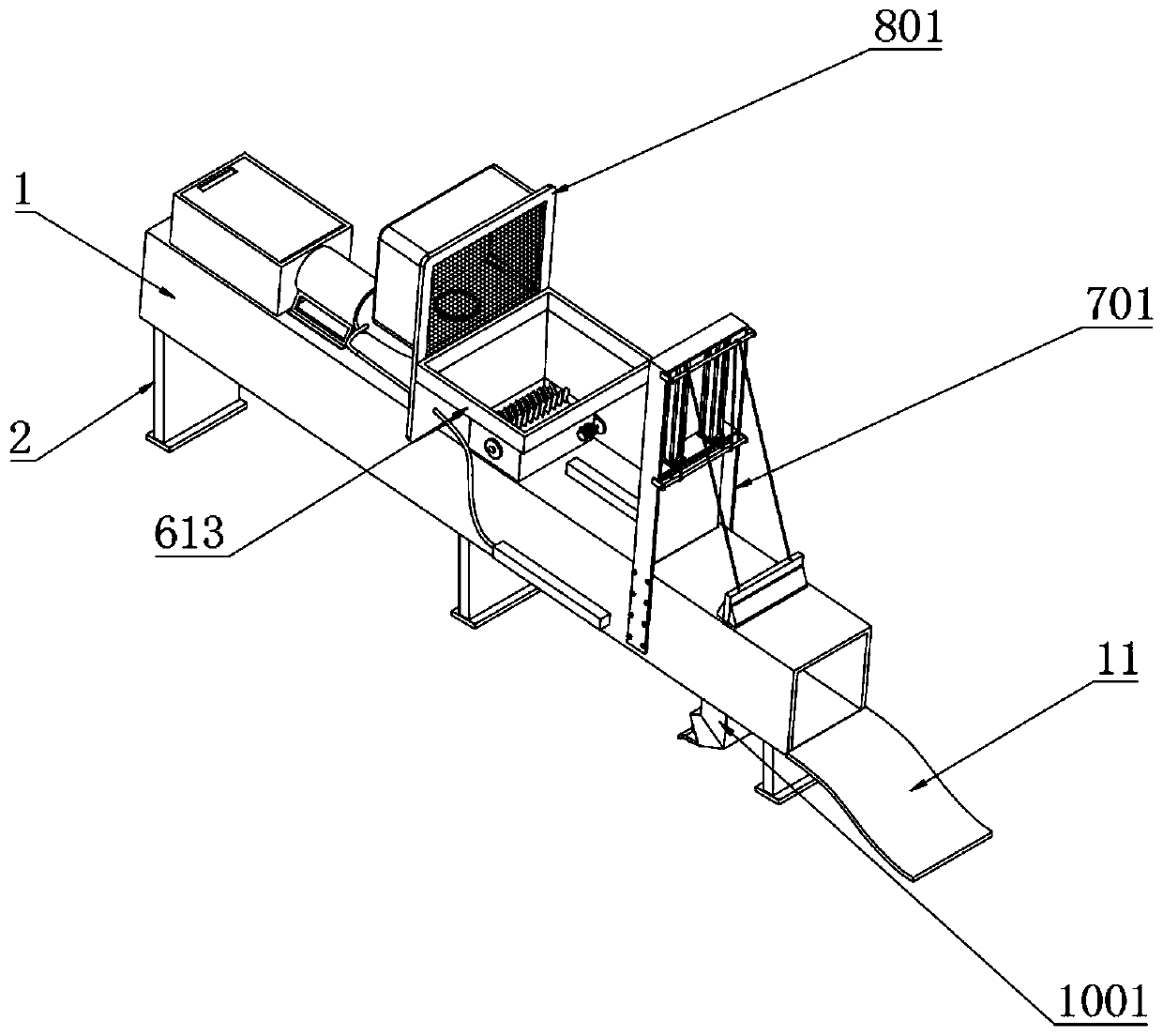 Compaction device preventing odor emission for solid waste treatment