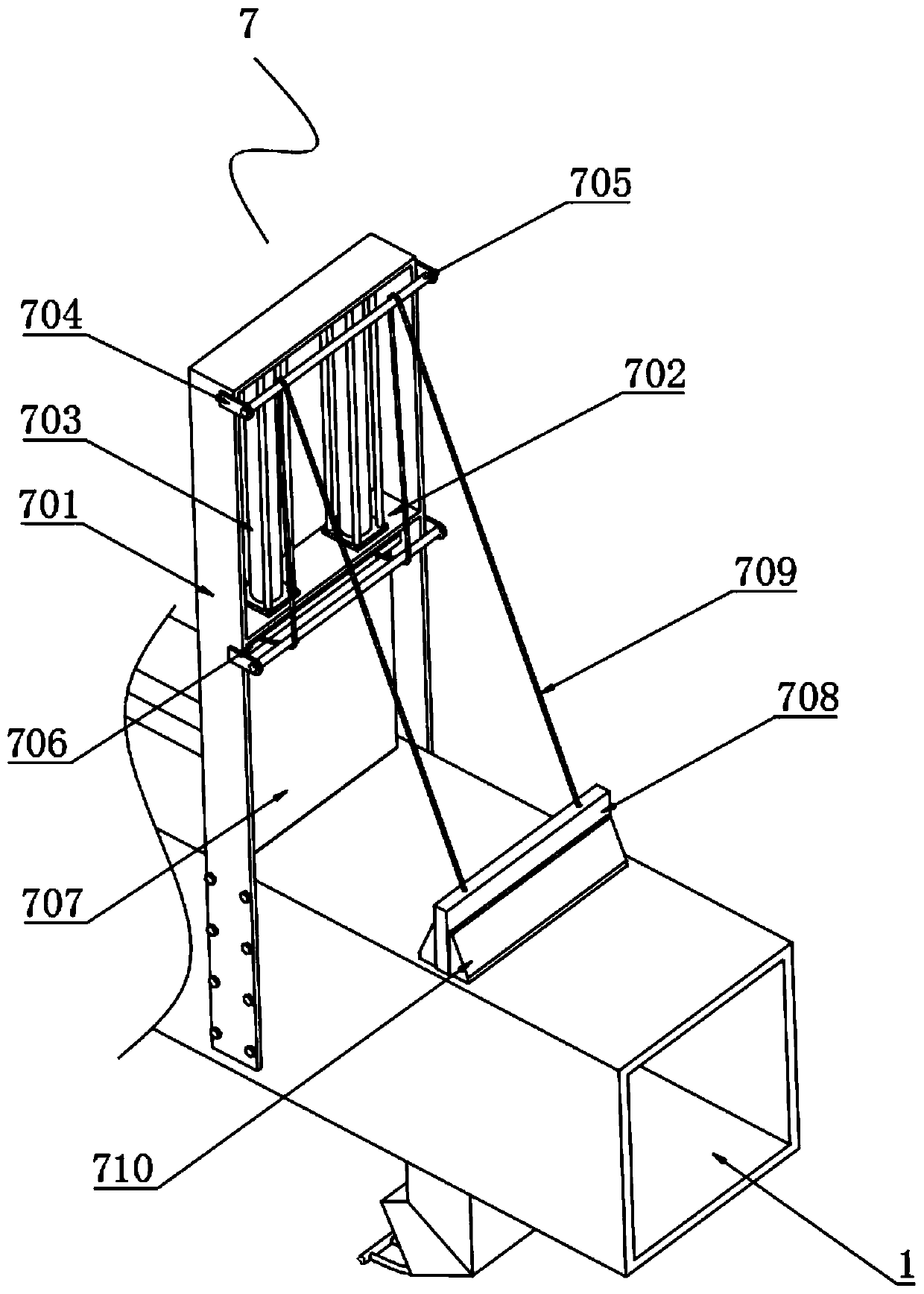 Compaction device preventing odor emission for solid waste treatment