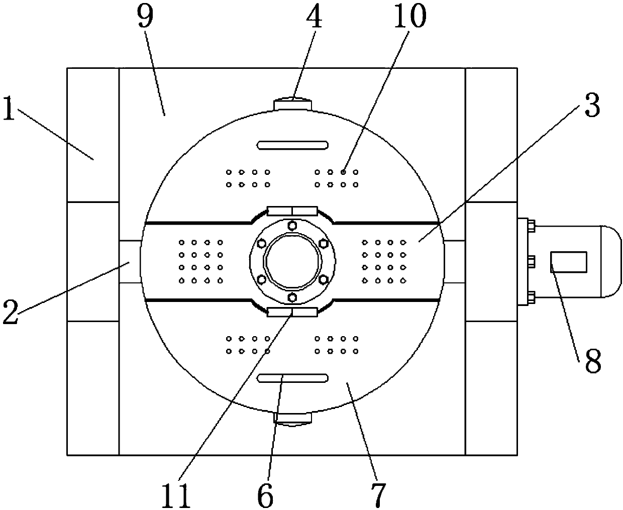 Tea stir-frying mechanism