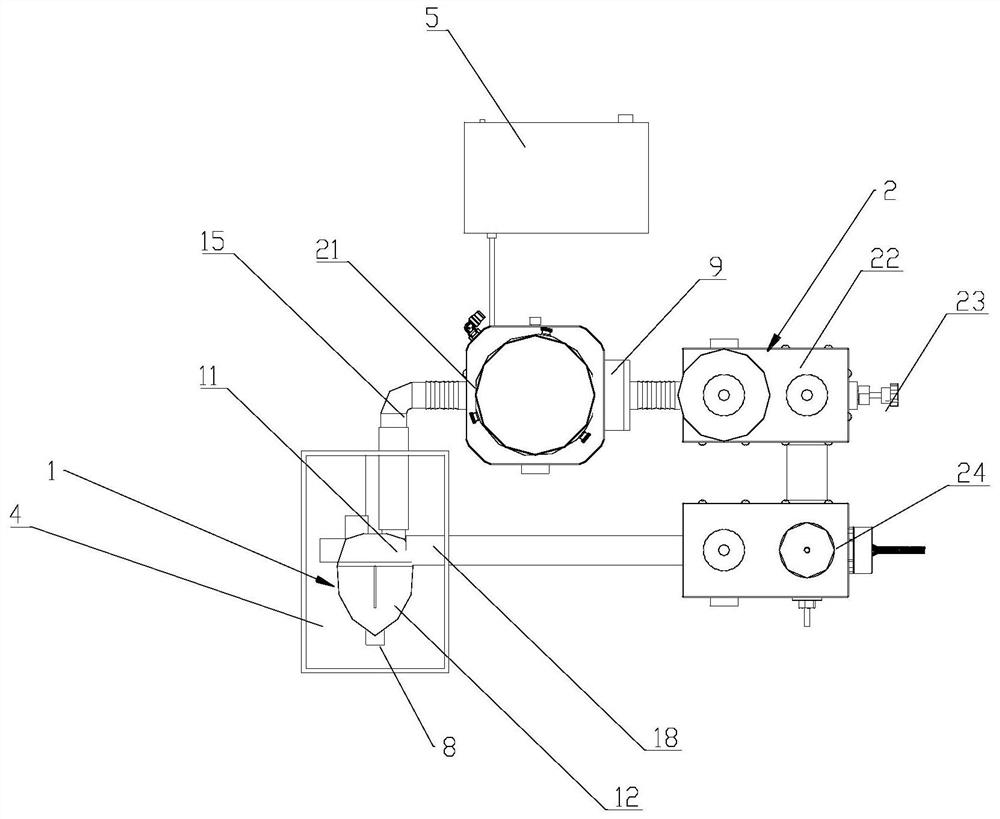 Modular heart pulsation simulation device and biological simulation esophagus ultrasonic simulation system