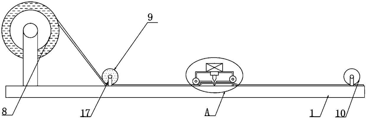 Rubber belt shearing device and method