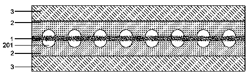 A kind of multi-layer kitchen paper containing composite sizing solution