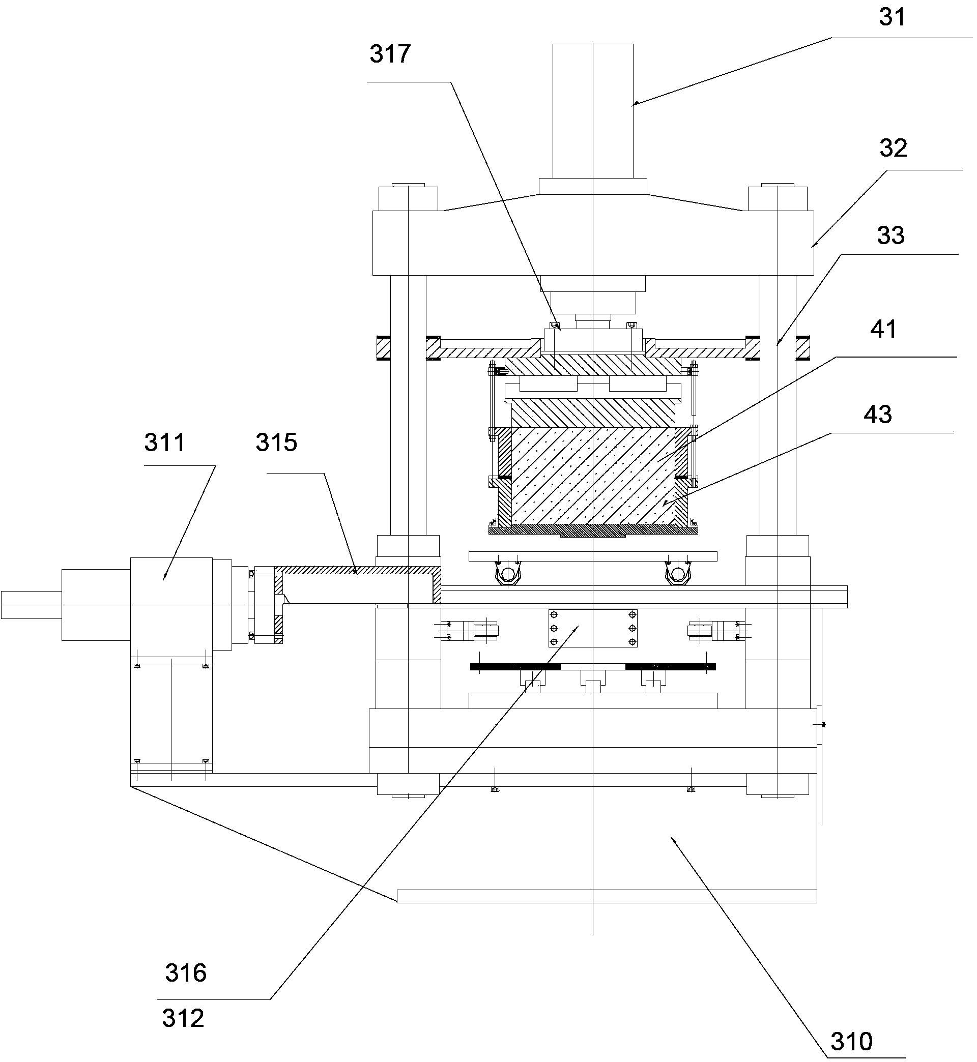 Large bidirectional dynamic/static direct-shearing machine for coarse-grained soil contact interface tests