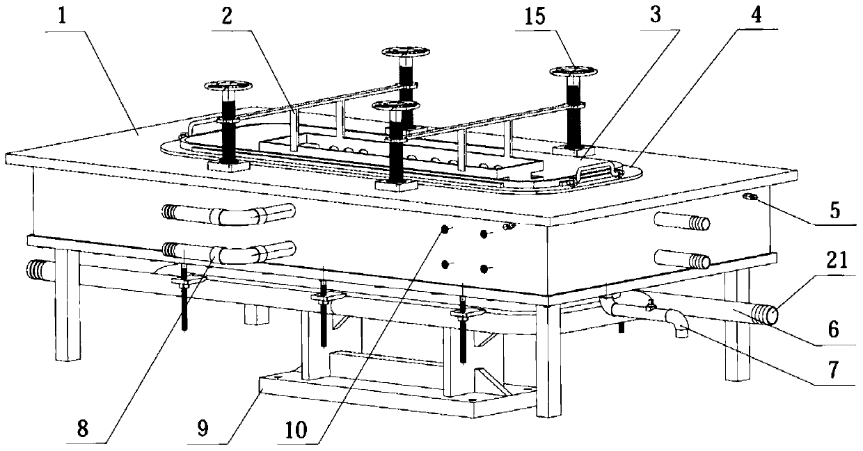 Device and method for low-cold electromagnetic semi-continuous casting