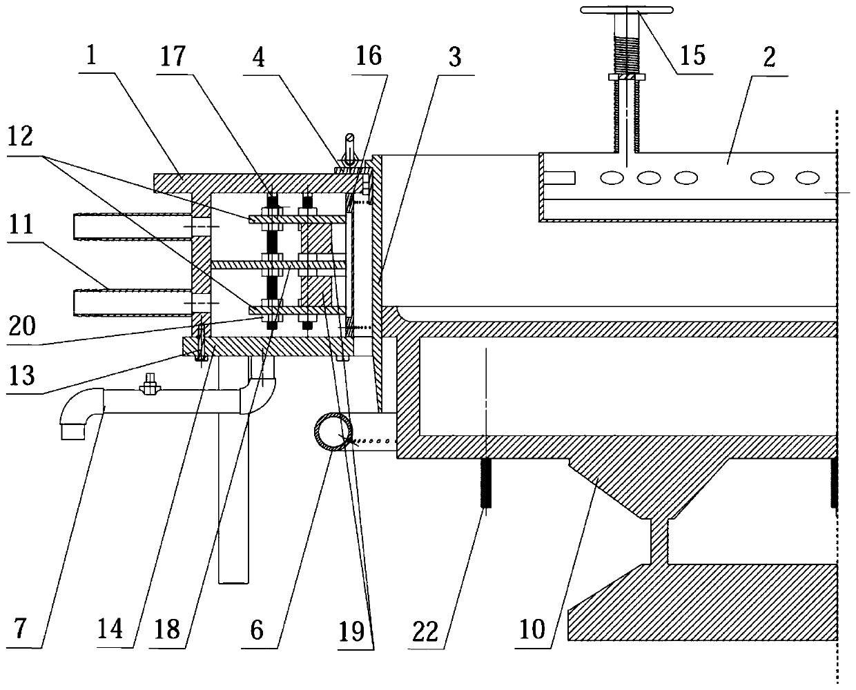 Device and method for low-cold electromagnetic semi-continuous casting