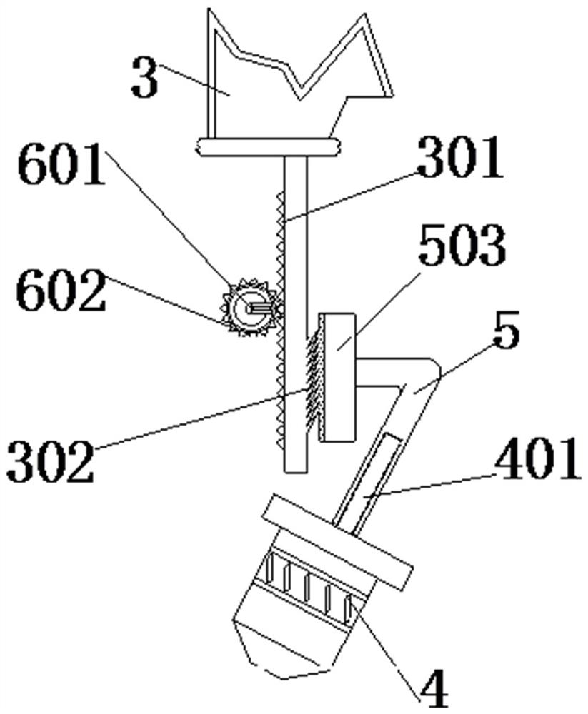 Clamping piece forging equipment for automobile bent arm