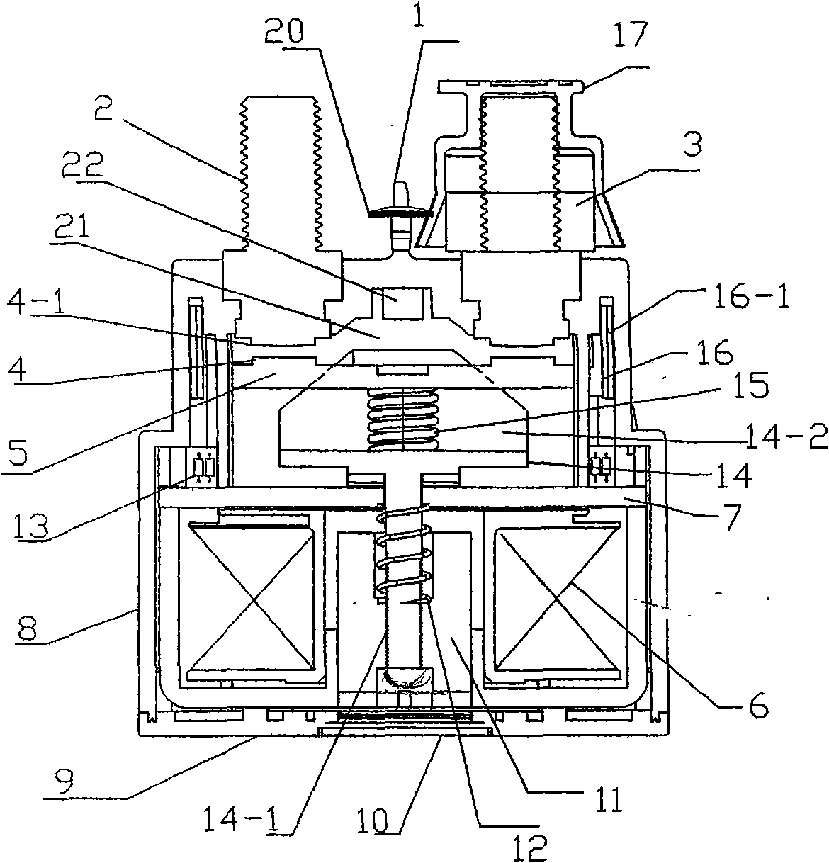 Energy-saving high-current electromagnetic relay