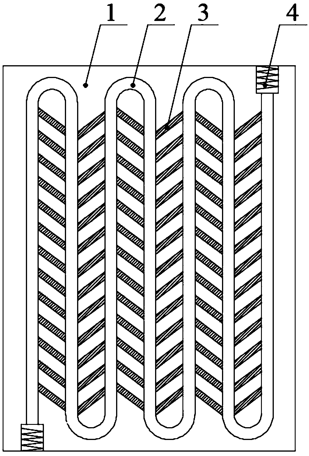 Shaving board with auxiliary heat supply supporting structure