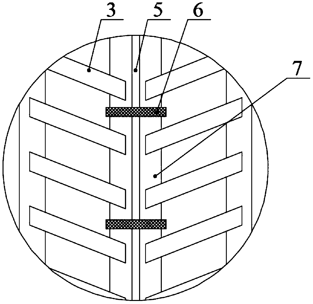 Shaving board with auxiliary heat supply supporting structure