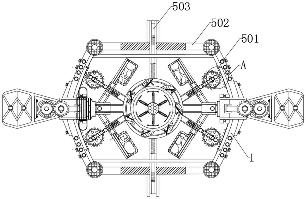 Steel casting machining protection equipment capable of preventing pore defect