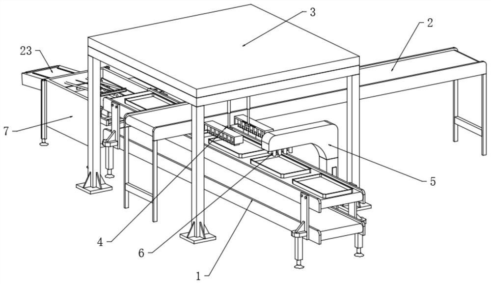 Transplanting production equipment for automatic industrial processing of steamed buns