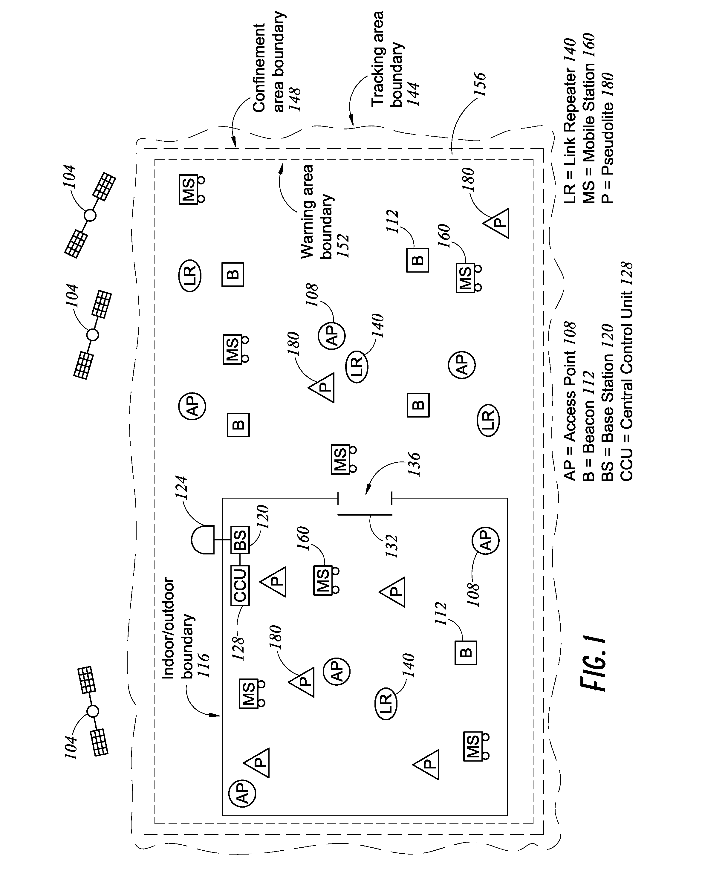 Low-energy consumption location of movable objects