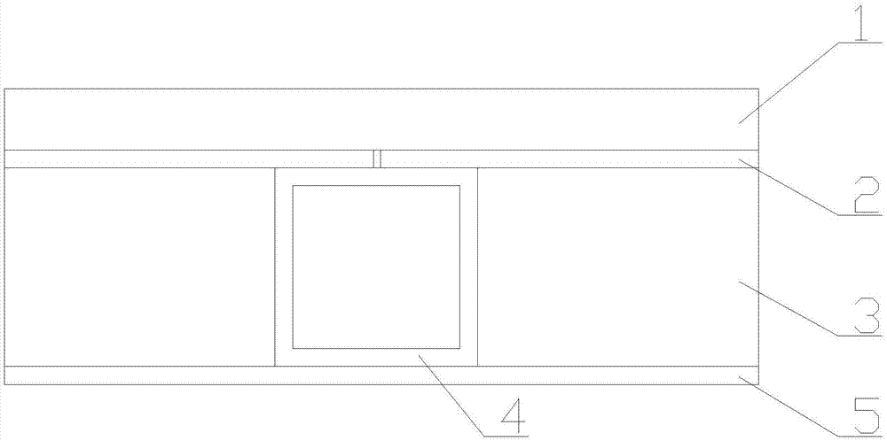 Multilayer composite plate used for motor home box bodies