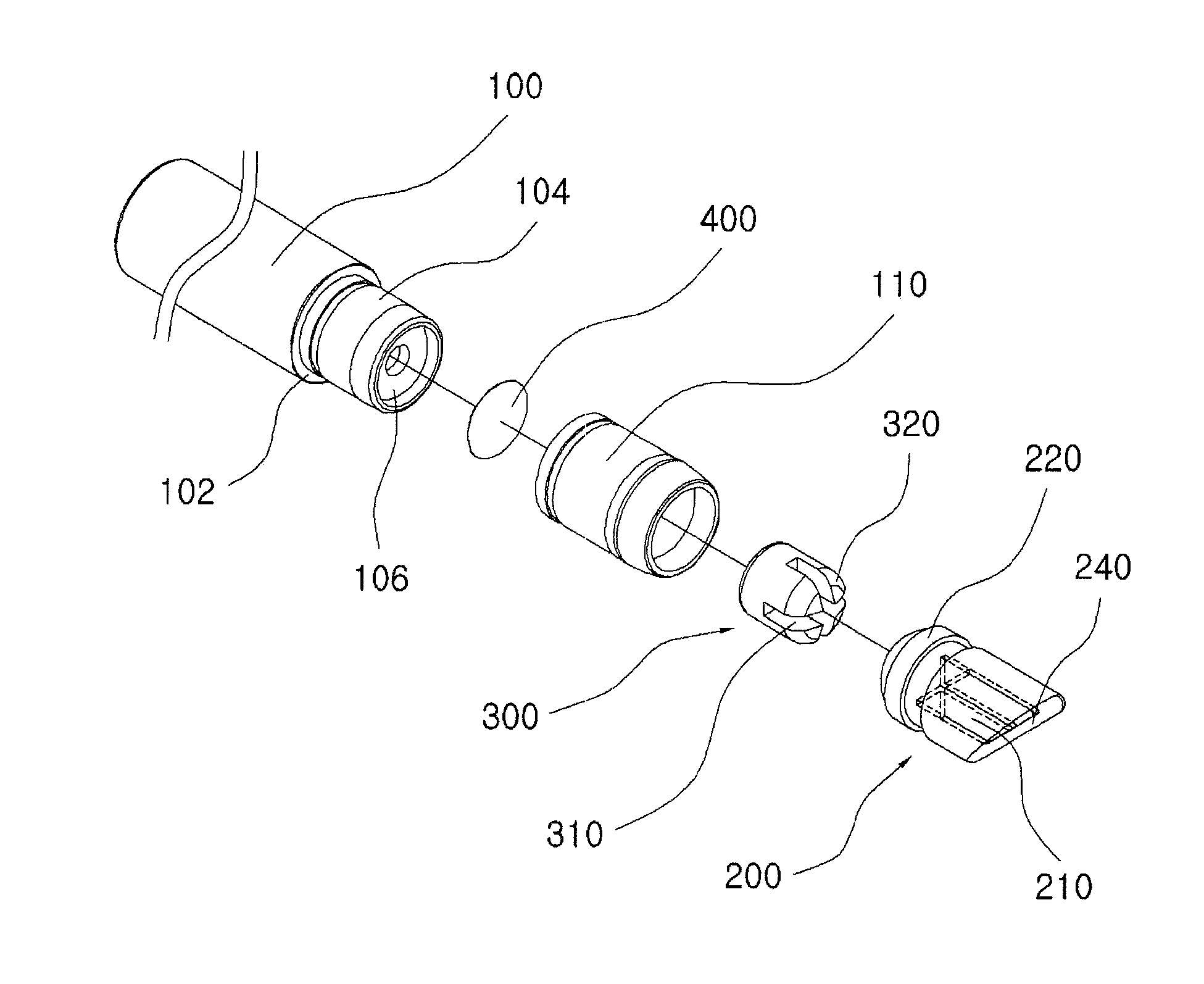 Touch screen operating pen