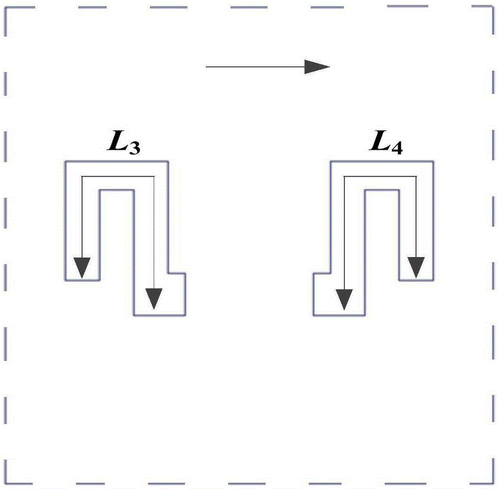 LTCC filter for coupling inhibition of third and fifth harmonics based on frequency selectivity