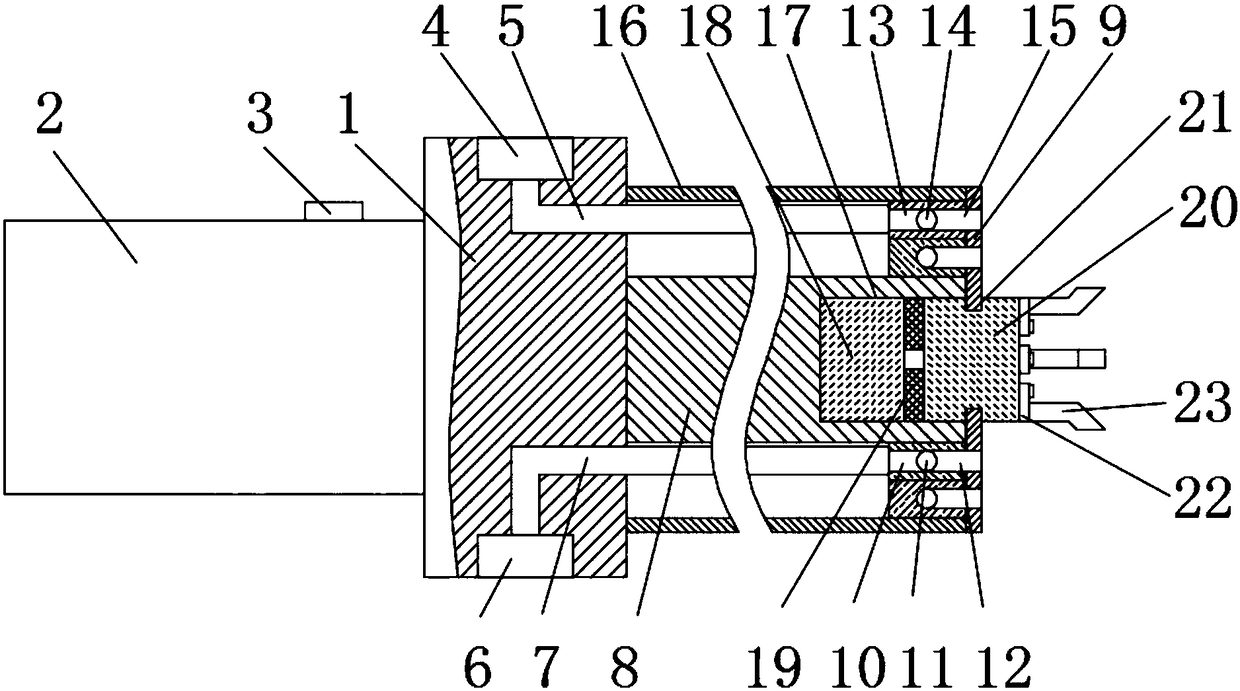 Device for cleaning garbage inside pipeline