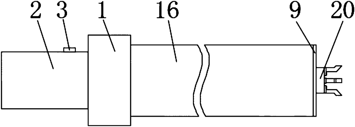 Device for cleaning garbage inside pipeline