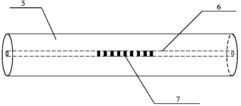 Fiber bragg grating pressure sensor used in high-temperature high-voltage environment and manufacturing method