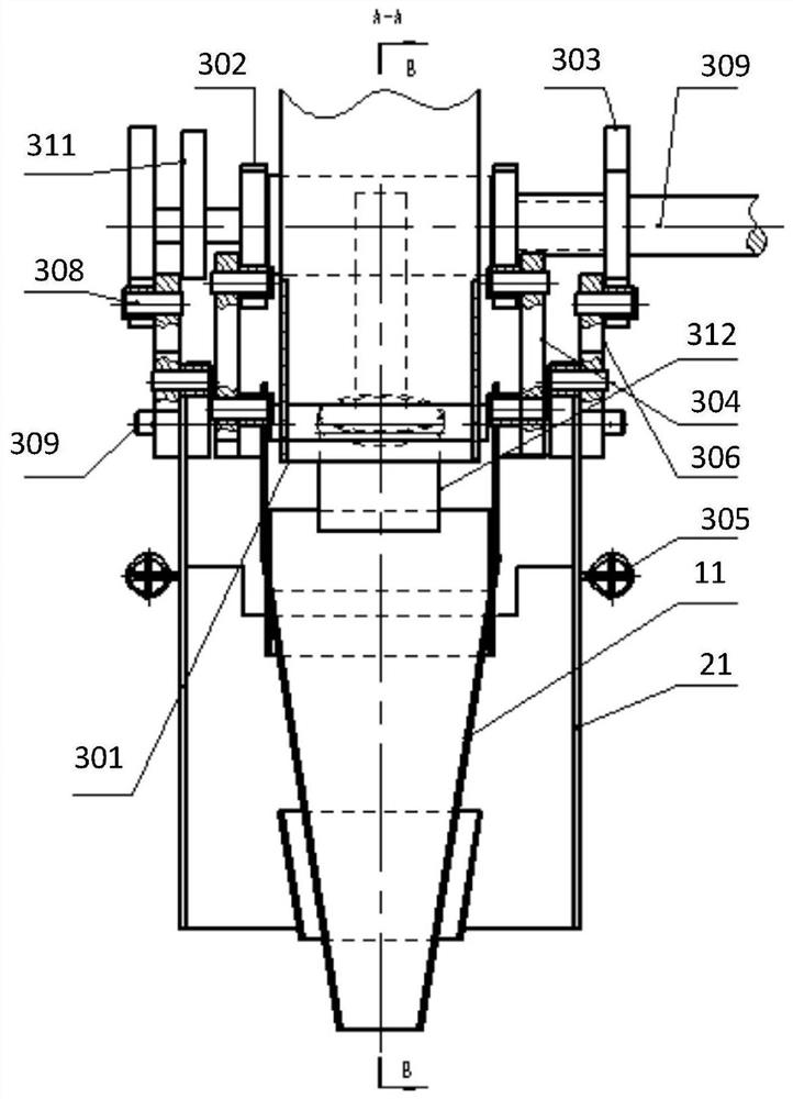 Composite duckbill for planting machine