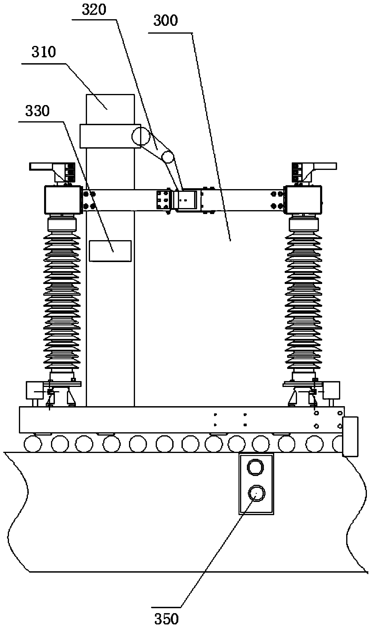 Disconnecting switch delivery inspection assembly line