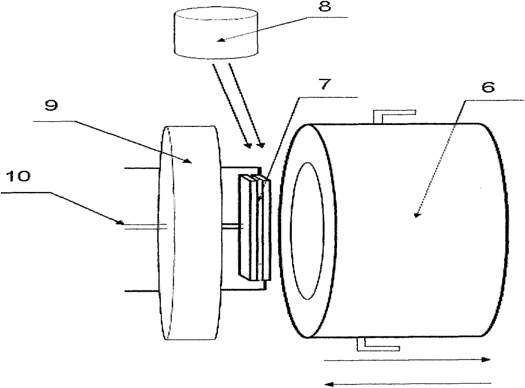 Method and device for measuring continuous cooling phase transformation points of aluminum alloy