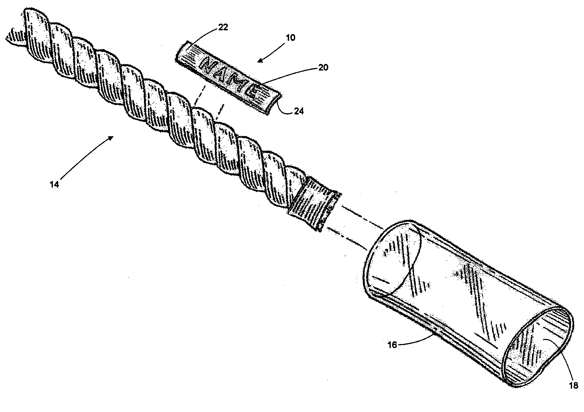 Shrink wrap labeling system and method