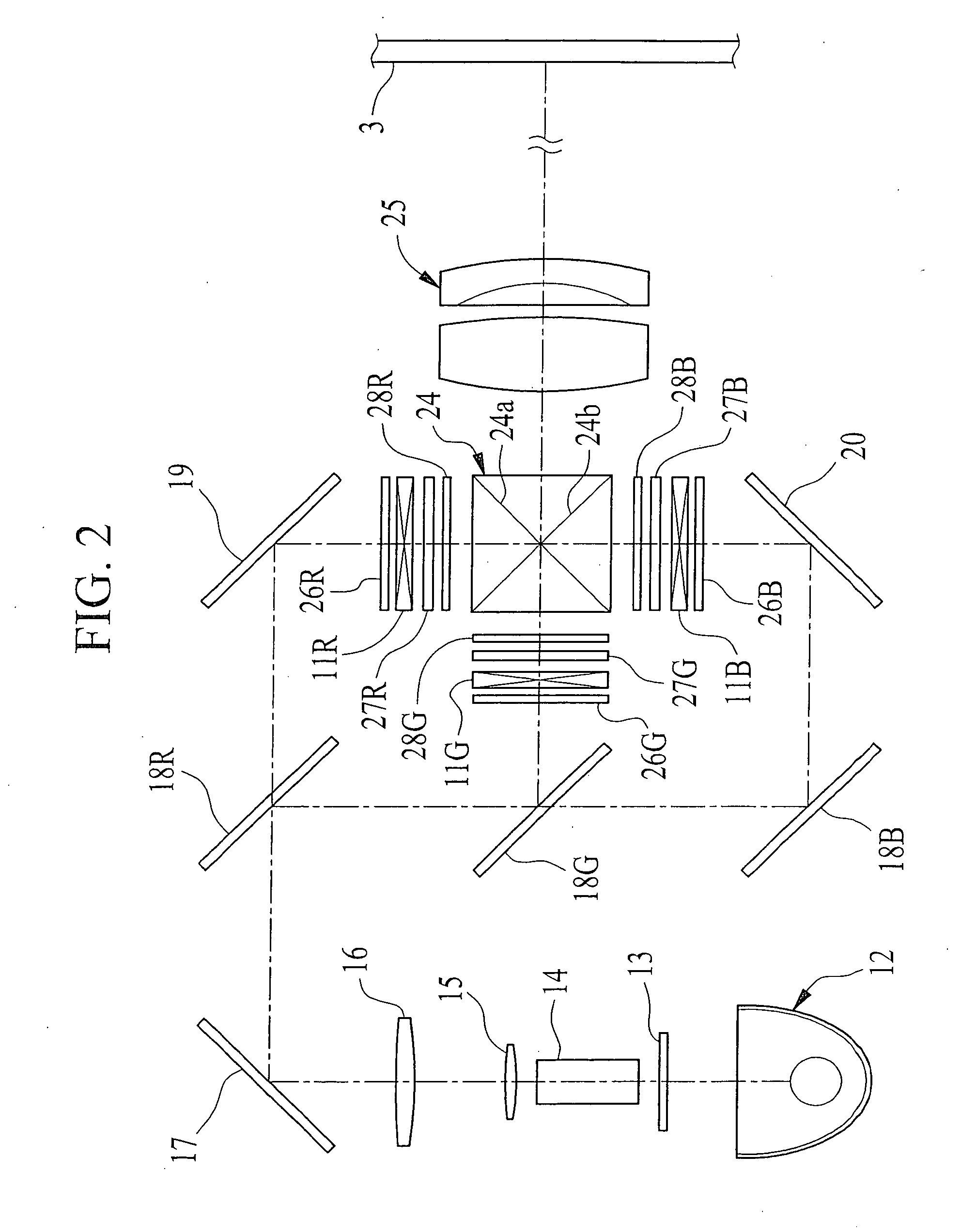 Liquid crystal projector, liquid crystal device and substrate for liquid crystal device