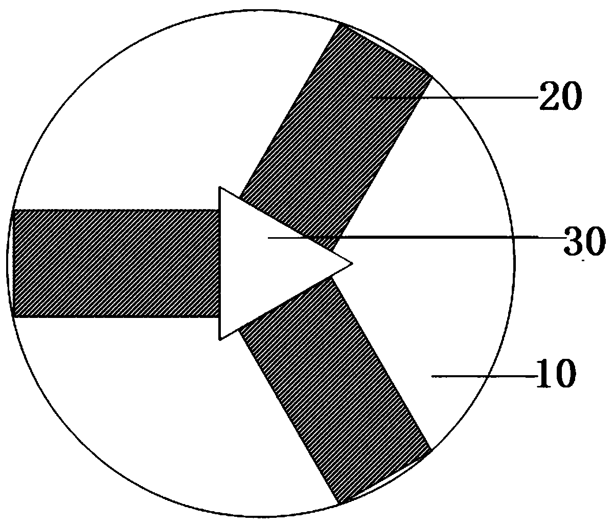 Resistance-type power divider and manufacturing process thereof