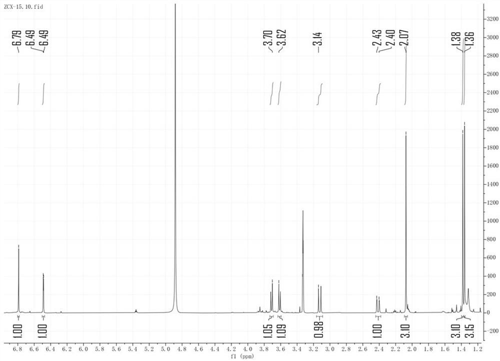 Azulene compound as well as preparation method and application thereof