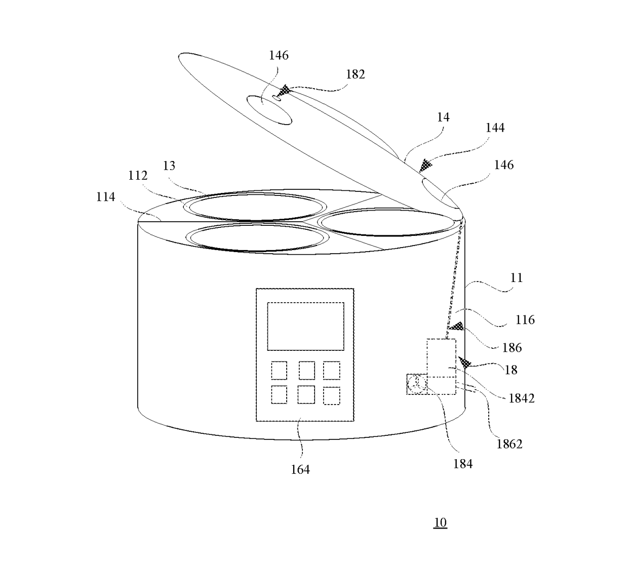 Cooking device with image detection sensor