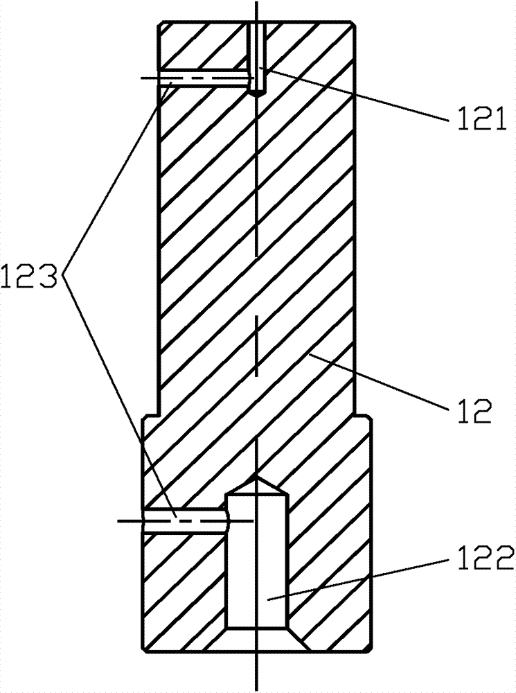 Cooling fan compression joint device