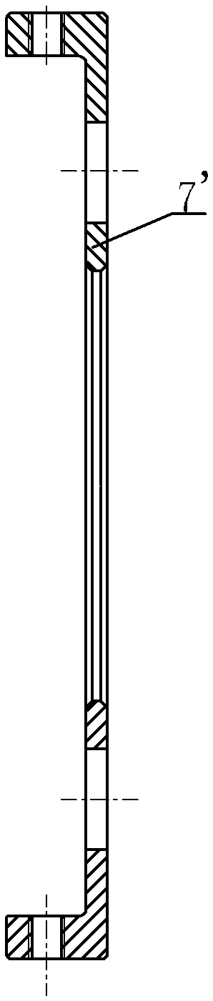 A connection adjustment structure between a piston rod and a crosshead body