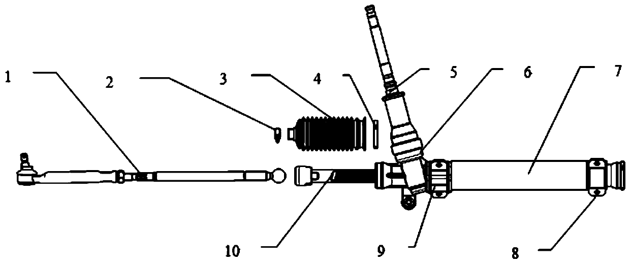 Linear nonlinear steer-by-wire steering gear