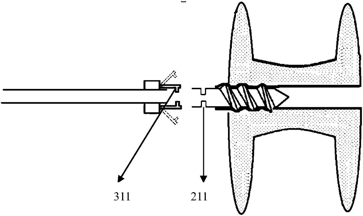 Artificial chordae tendineae fixing assembly capable of being adjusted several times and intervention method thereof