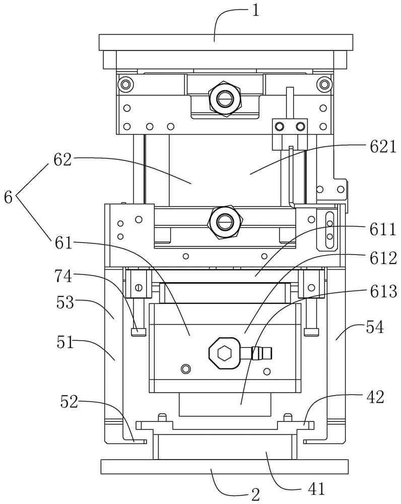 Test device and test system for electronic components