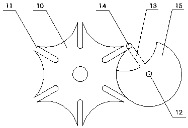 Punching device suitable for polyester filament fabric and application method thereof