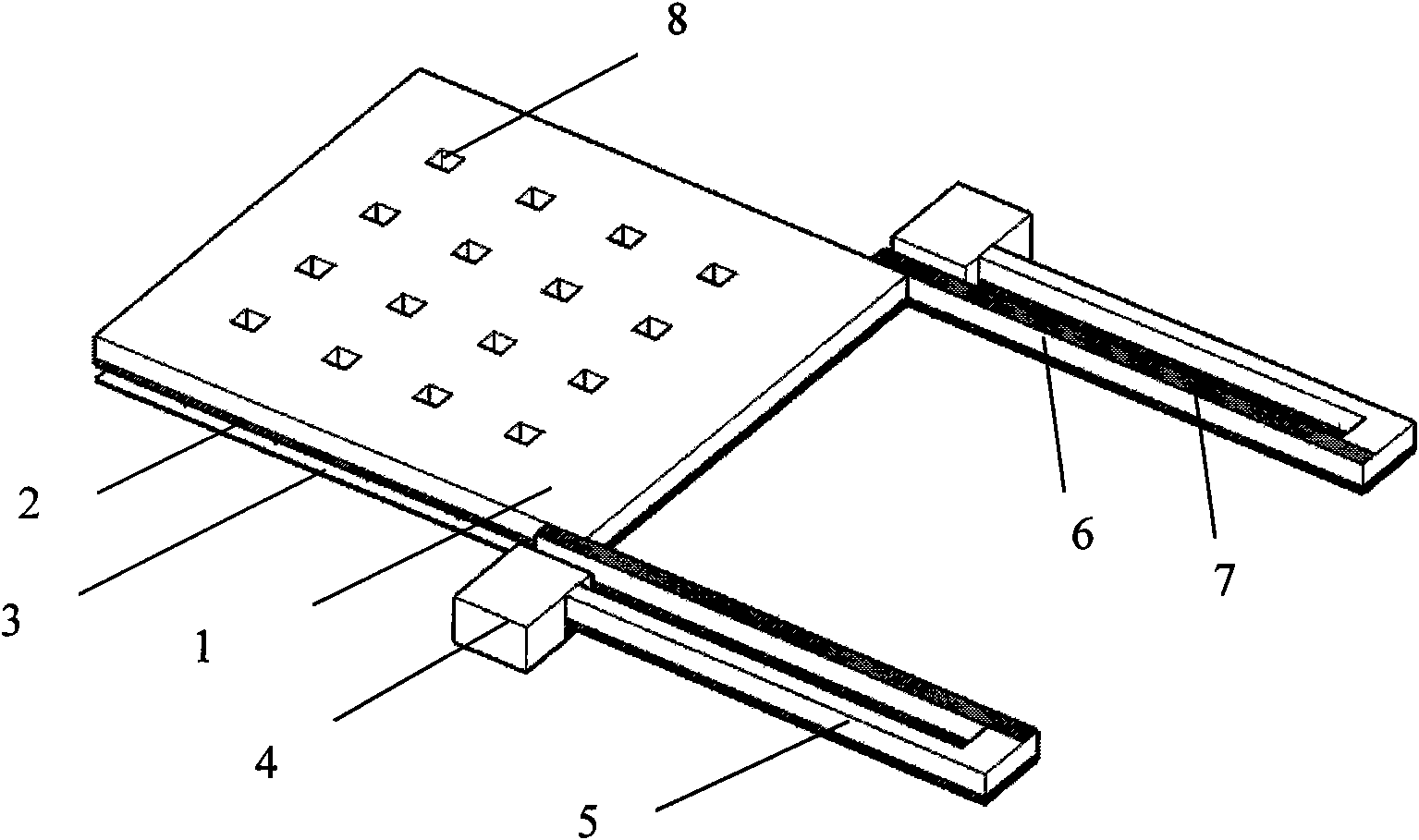 Capacitive MEMS non-refrigerated infrared detector and preparation method thereof