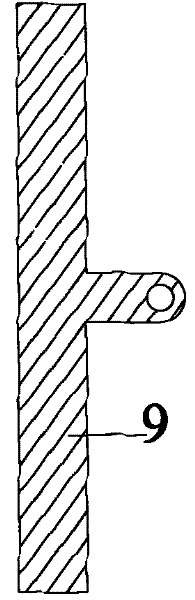 Self-anchored emergency anchor rod and installation method thereof