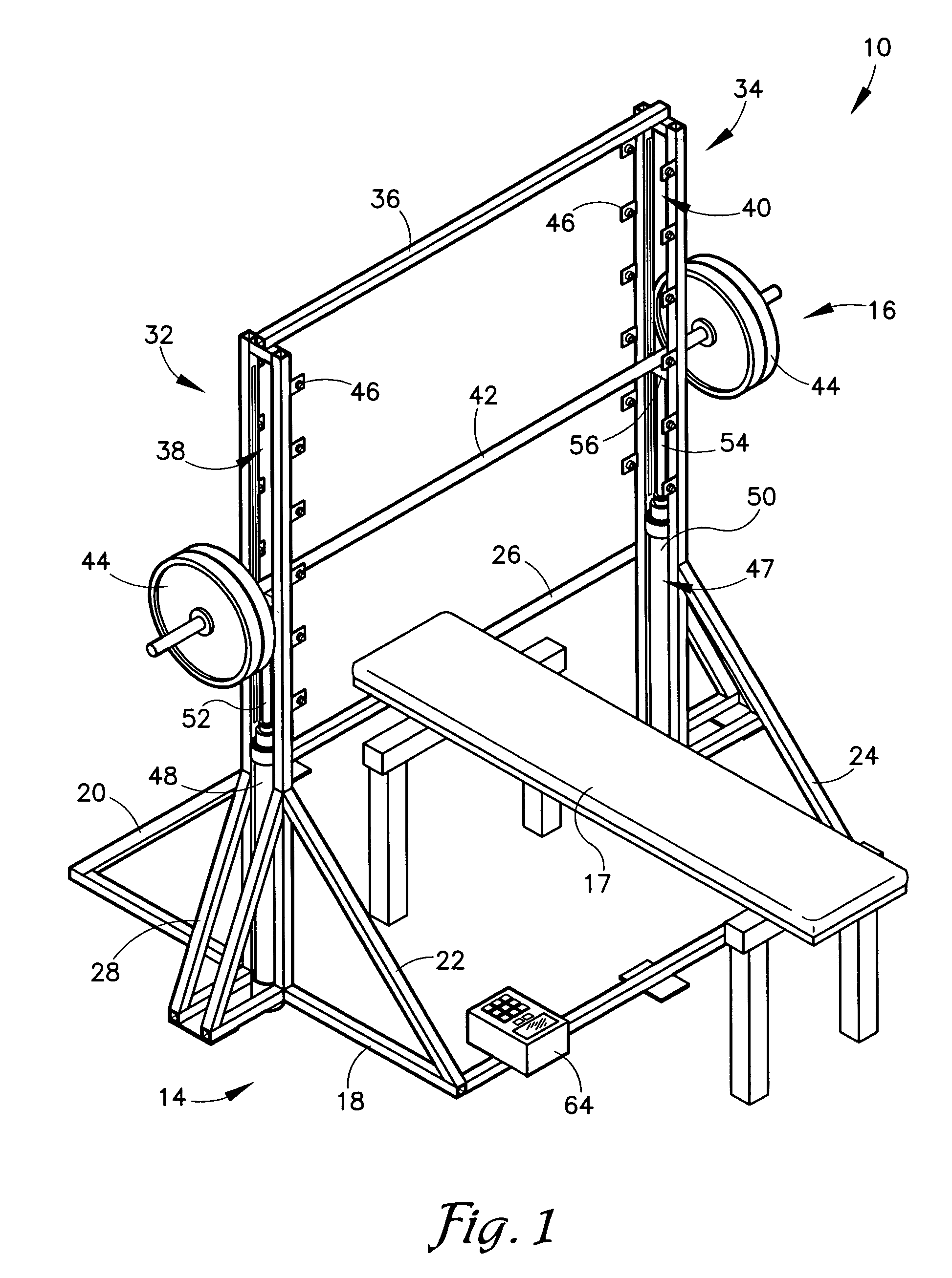 Apparatus and method for facilitating the safe lifting of free weights