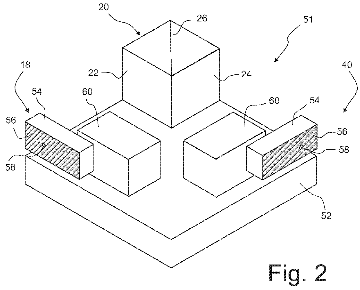 Chromatic confocal distance sensor