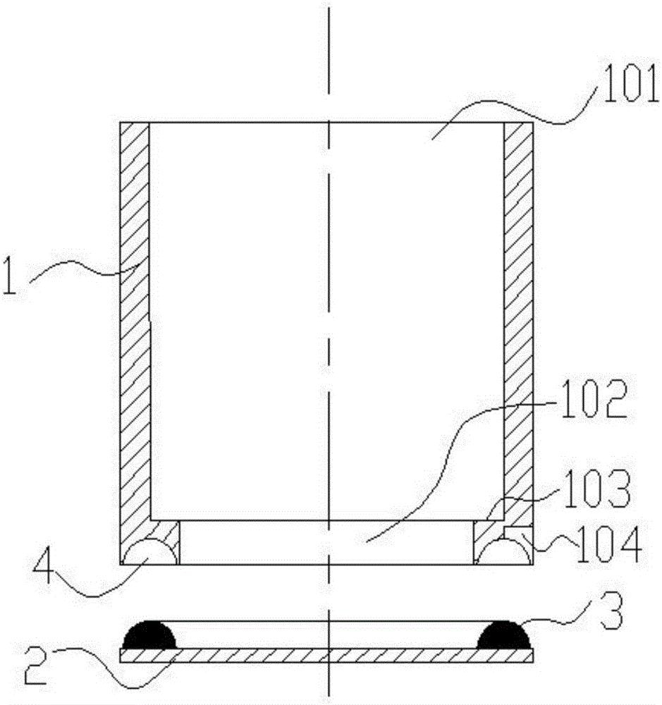 Microporous filter membrane slide preparation device and method for assembling same during slide preparation and microscopic observation