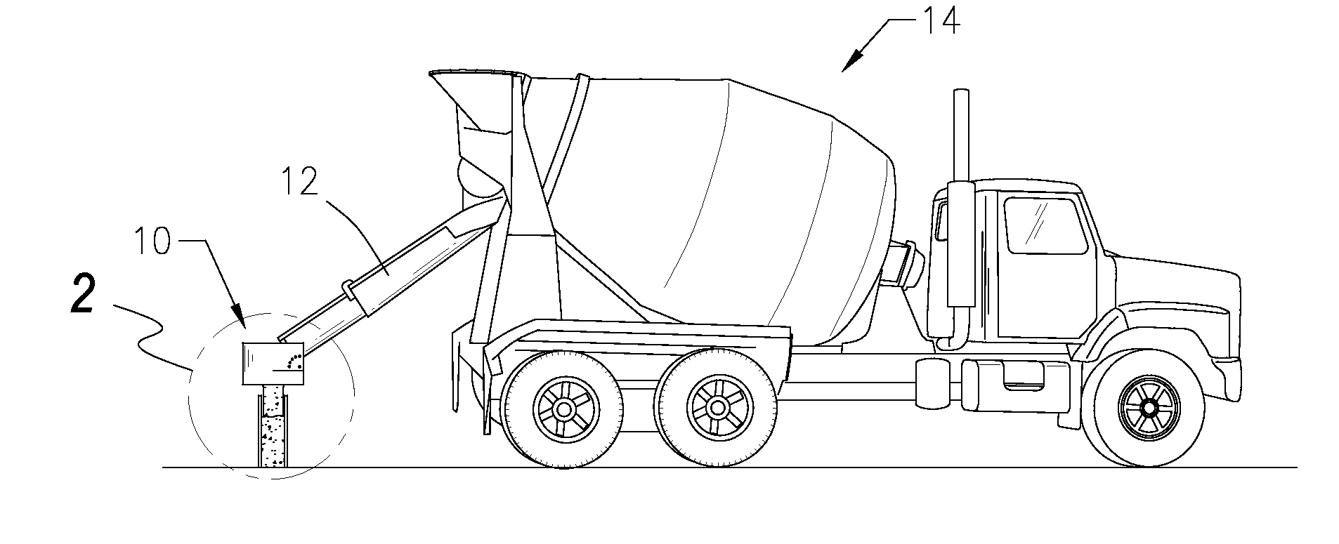 Concrete funnel and placement system