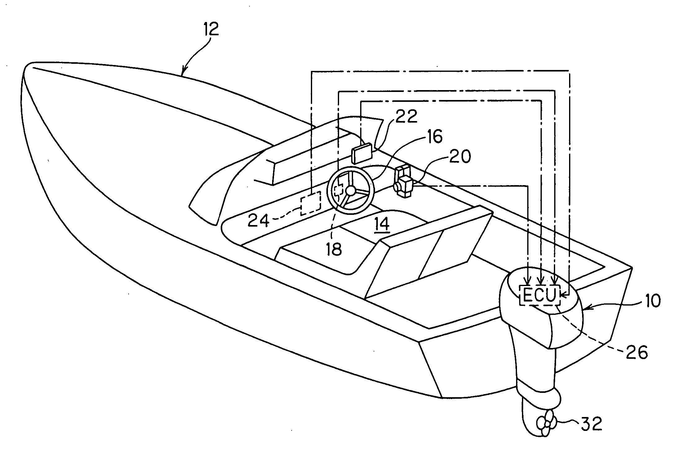 Outboard motor control system