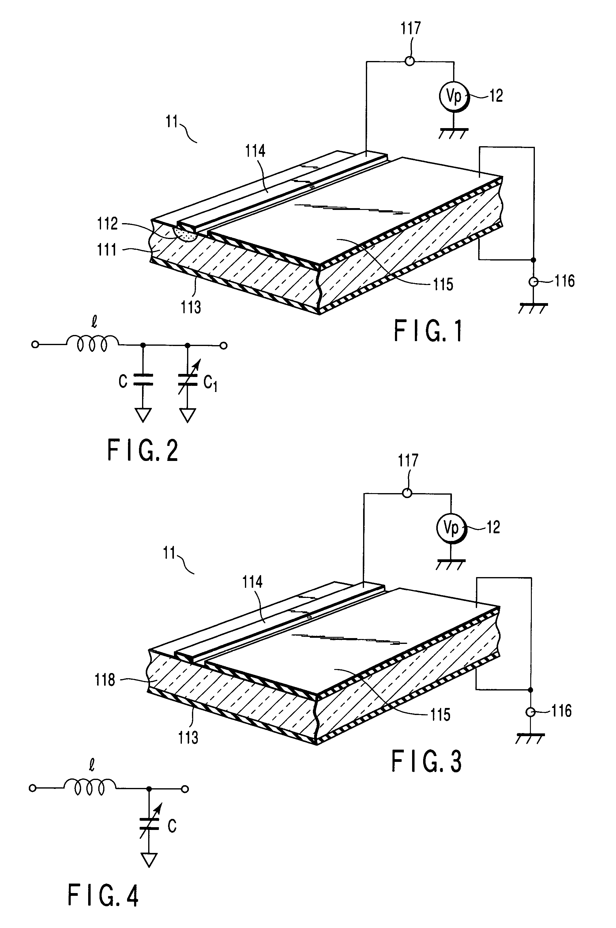 Microwave phase shifter having an active layer under the phase shifting line and power amplifier using such a phase shifter