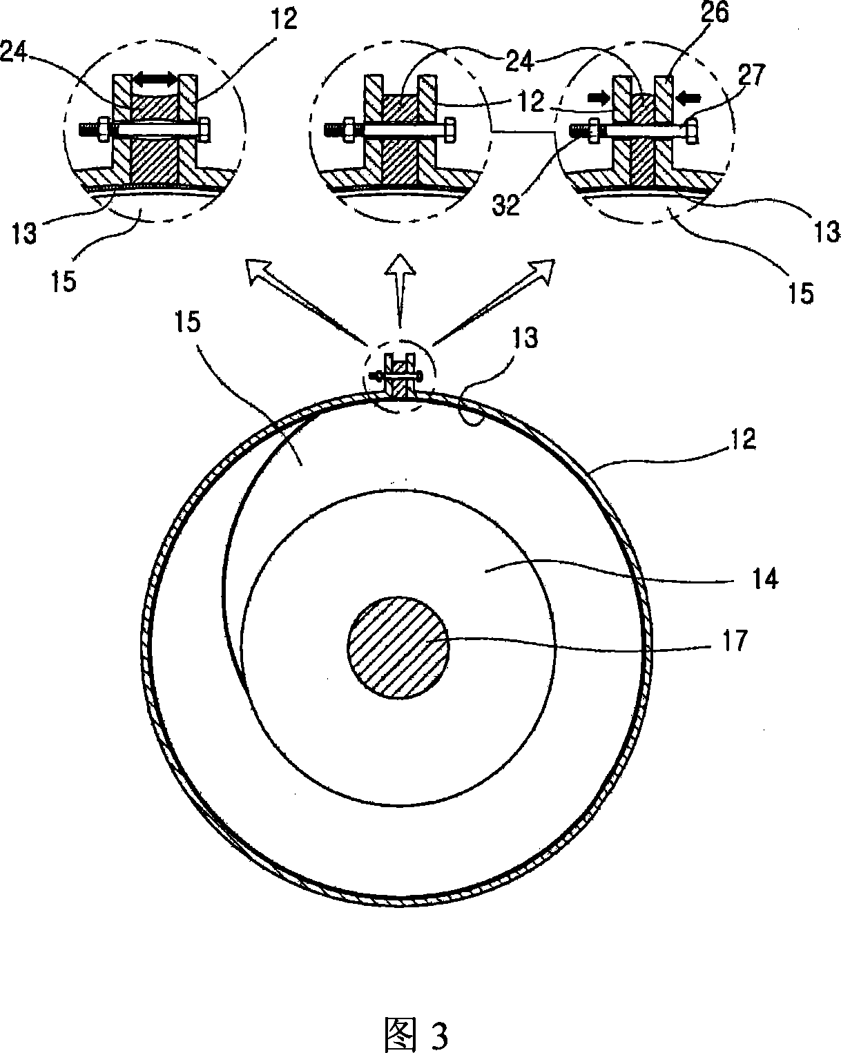 A screw press type filter for wastewater treatment